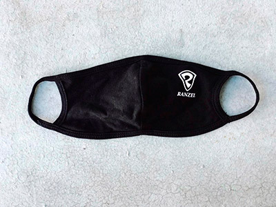 Защитная маска с принтом фото. Пример изготовления